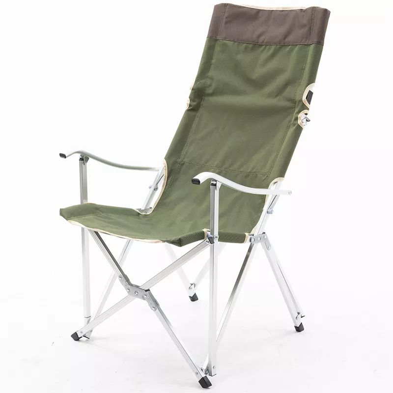 Green Aluminum Frame Foldable Adjustable Recliner